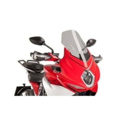 puig windshield touring for mv agusta turismo veloce 800 lusso 14 23 light smoke