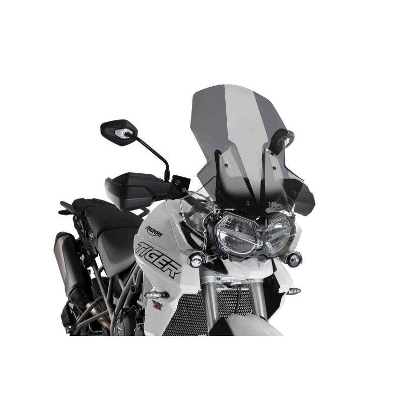 puig windshield touring for triumph tiger 800 xrt xcx 18 20 dark smoke