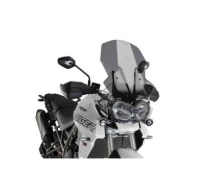 puig windshield touring for triumph tiger 800 xrt xcx 18 20 dark smoke