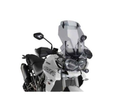 puig windshield touring visor for triumph tiger xrt xcx 18 20 light smoke