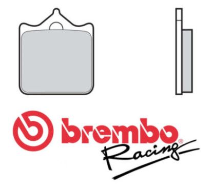 Brembo Z04 brake pads fit Benelli TRK 502 21-22