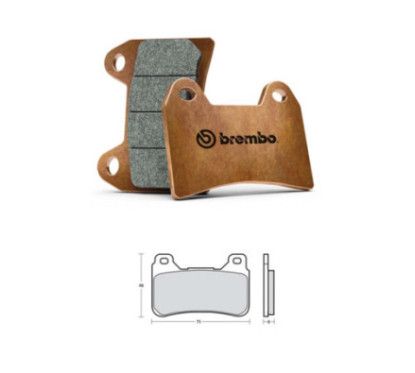 Brembo Z04 Bremsbelage passen auf Honda CBR1000 RR 09-11