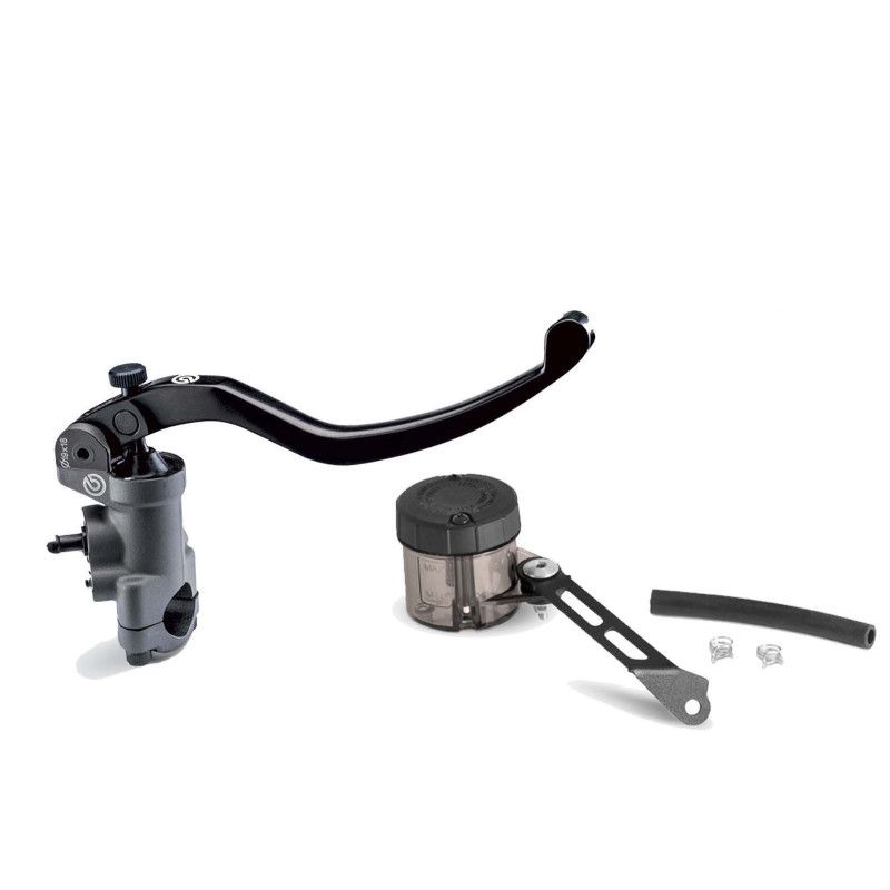 Kit pompe de frein radiale forgee Brembo 19x18 + reservoir pour Ducati Hypermotard Evo SP 10-12