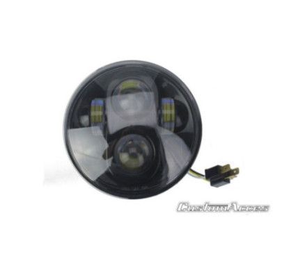 custom acces faro a led ovni per indian scout 21-25 nero