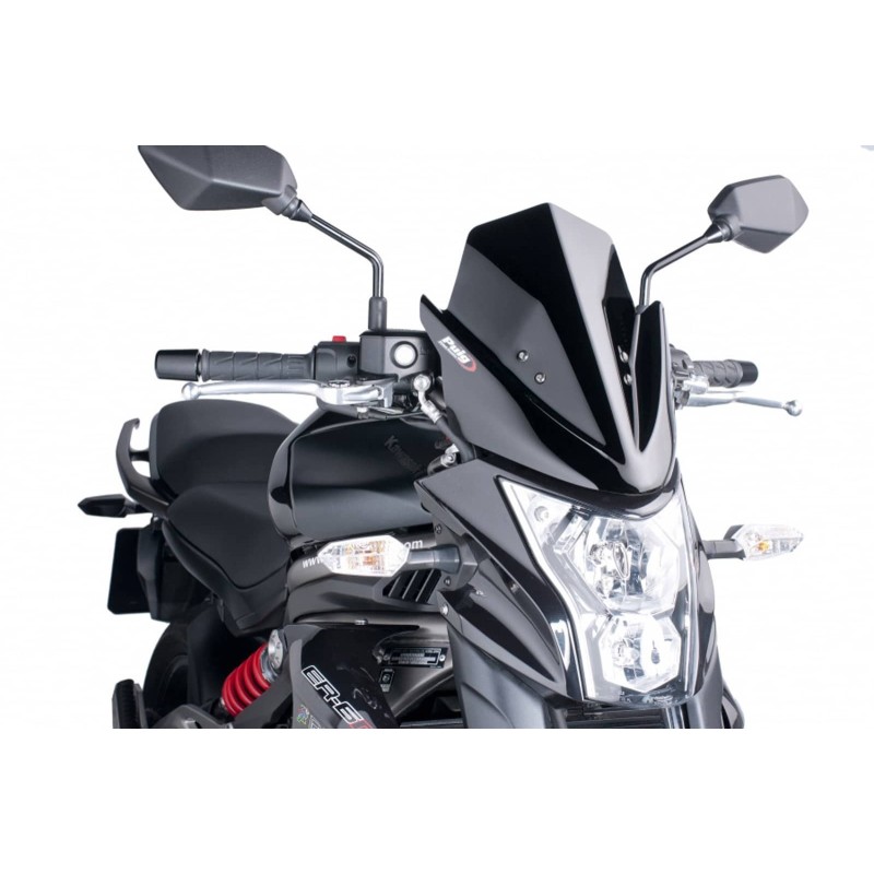 PUIG CUPULA NAKED N.G. SPORT KAWASAKI ER-6N 12-16 NEGRO