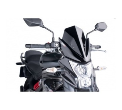 PUIG CUPOLINO NAKED NEW GENERATION SPORT KAWASAKI ER-6N 12'-16' NERO