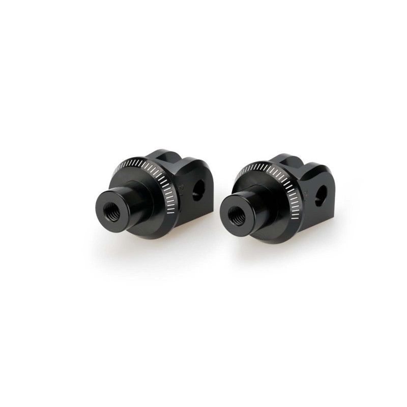 Adaptateurs de repose-pieds fixes Puig Indian FTR 1200 23-25 noir