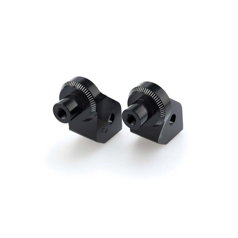Puig fixed rider rest adapters for BMW G650 GS Sertao 12-16 black