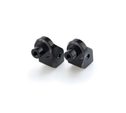 Adaptateurs de repose-pieds fixes Puig pour BMW G650 GS Sertao 12-16 noir
