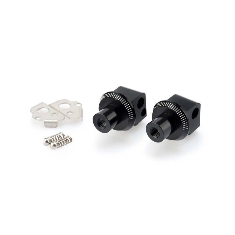 Puig fixed passenger seat adapters for BMW G650 GS Sertao 12-16 black