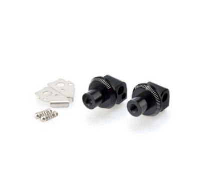 Puig fixed passenger seat adapters for BMW R1200GS 08-12 black