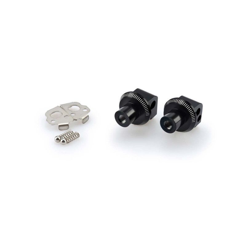 Puig fixed passenger seat adapters for BMW R1200GS Adventure 08-09 black
