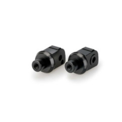 Puig fixed passenger footrest adapters for Honda Forza 750 2025 black