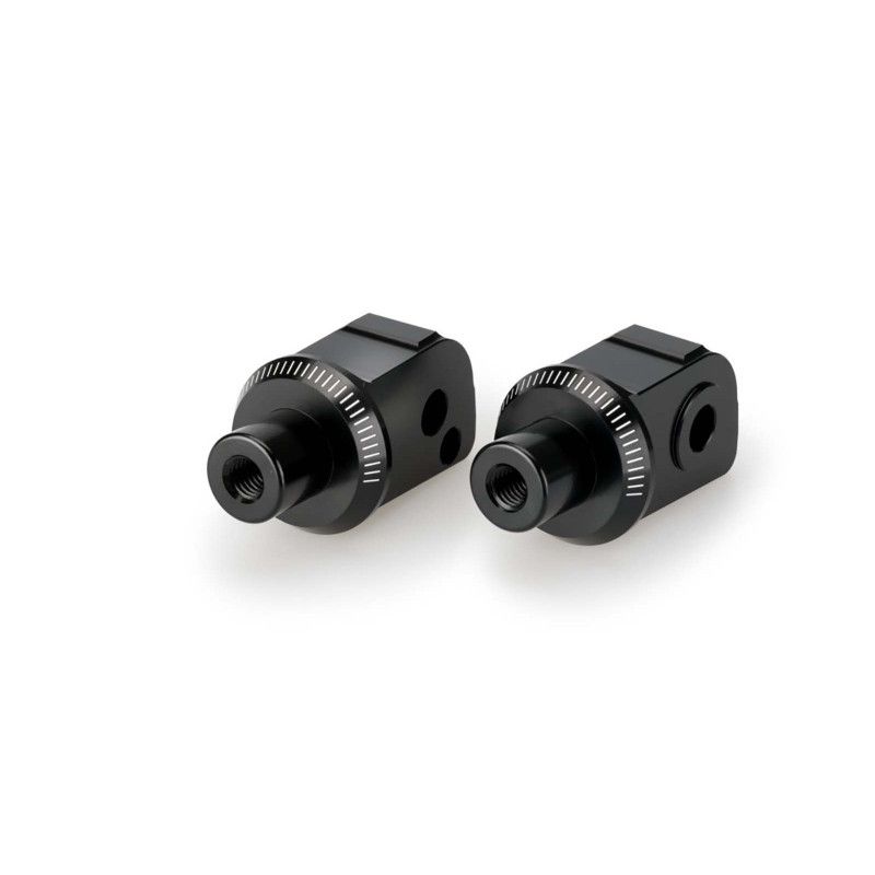 Adaptateurs de repose-pieds passager fixes Puig pour Honda Forza 750 2025 noir
