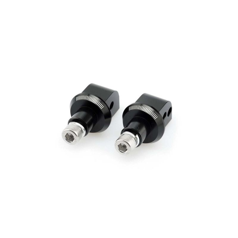 Adaptateurs de repose-pieds passager fixes Puig pour Honda MSX 125 17-20 noir