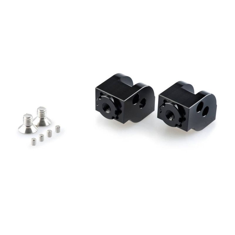 Puig adjustable rider and passenger footrest adapters Ducati Scrambler Classic 17-18 black