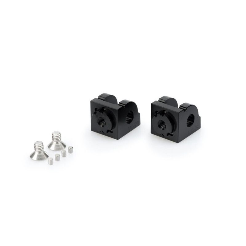 Puig adjustable rider backrest adapters for BMW S1000 R 17-20 black