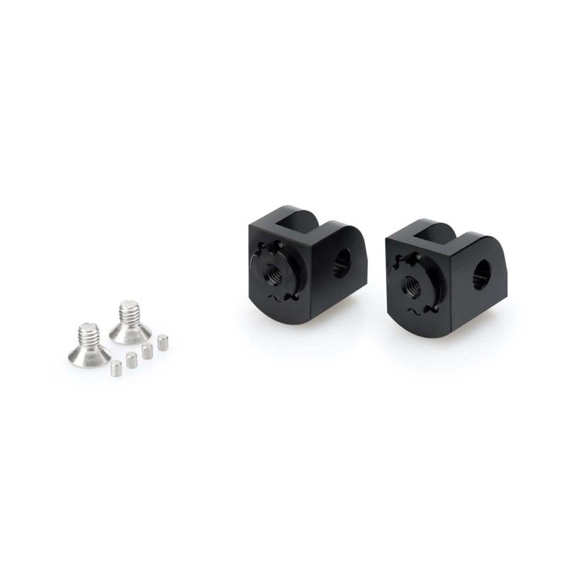 Puig Adjustable Rider Rests Adapters for Kawasaki Ninja 400 23-24 Black