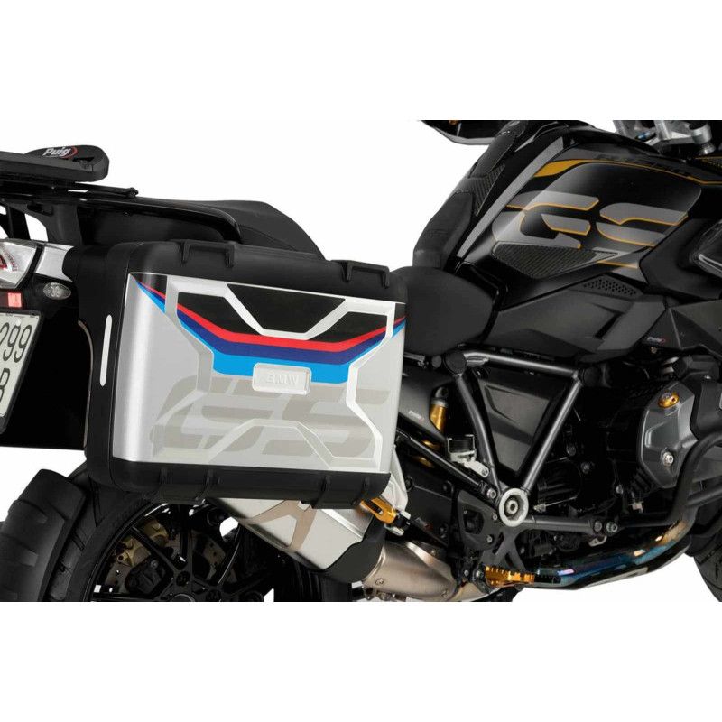 Puig Vario K25 GS Side Bag Sticker for BMW R1200 GS 2016 Black