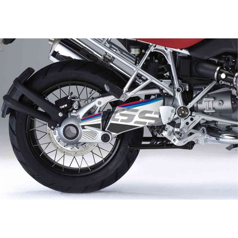 Autocollant de protection de fourche Puig -GS- pour BMW R1200GS 08-12 blanc