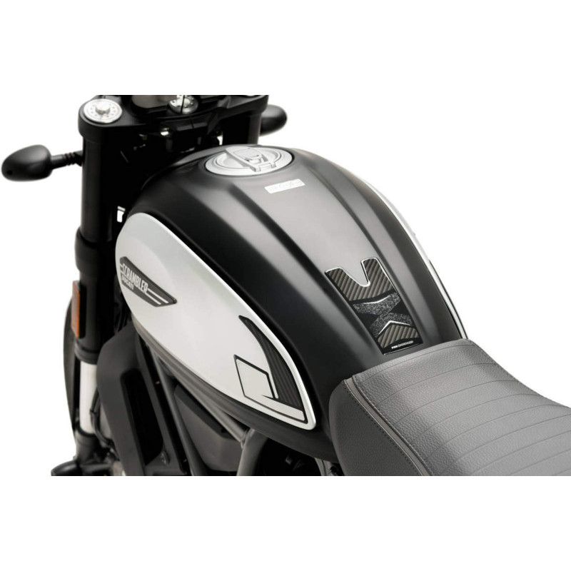 Puig Tankaufkleber fur Ducati Scrambler Classic 17-18 Carbon-Look