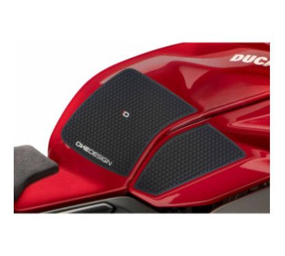 Puig spezifischer Seitentankaufkleber Ducati Panigale V4 R 2022 schwarz