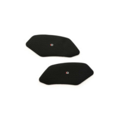 Autocollant lateral de reservoir Puig specifique pour Aprilia Tuono V4 1100 Factory 2017 noir