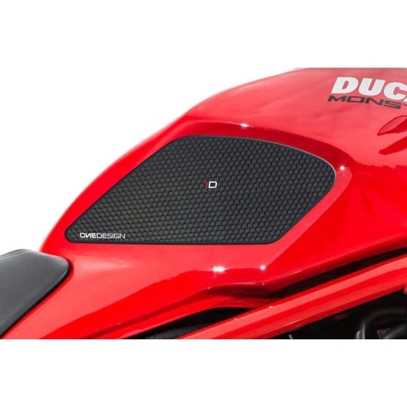 Puig specific side tank sticker for Ducati Monster 1200 S 17-20 black