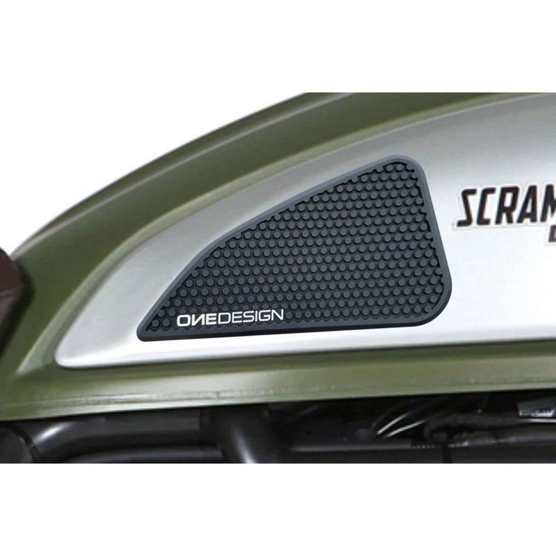 Puig spezifischer Seitentankaufkleber fur Ducati Scrambler Icon 19-20 schwarz