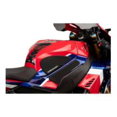 Autocollant lateral de reservoir Puig specifique pour Honda CBR1000 RR-R Fireblade SP 24-25 noir