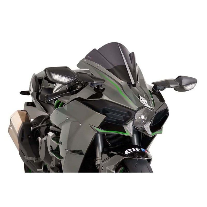 Puig Z Racing Windschutzscheibe fur Kawasaki Ninja H2 15 22 dunkel getont