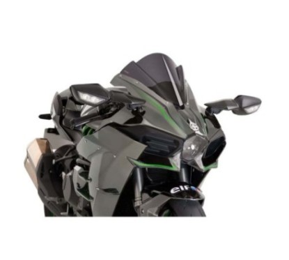 PUIG SCREEN Z-RACING KAWASAKI NINJA H2 15-22 DARK SMOKE