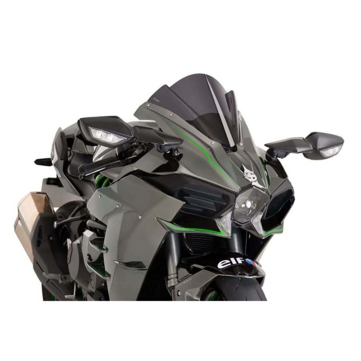 PUIG SCREEN Z-RACING KAWASAKI NINJA H2 15-22 DARK SMOKE