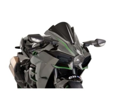 PUIG CUPOLINO Z-RACING PER KAWASAKI NINJA H2 ANNO 15'-22' COLORE NERO