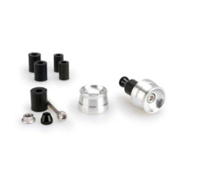 Embouts de guidon Puig Speed pour Ducati Diavel 1260 21-23 Argent