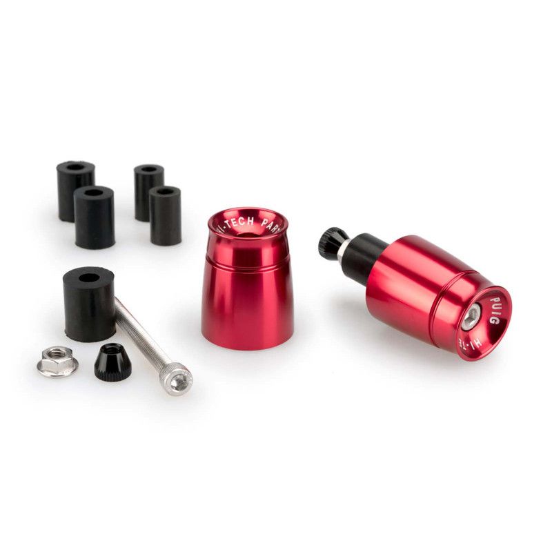 Contrapesos Puig Sport para Ducati Scrambler Classic 17-18 Rojo