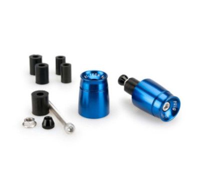 Puig Sport Bar Ends for Ducati Panigale 1100 V4 2022-24 Blue