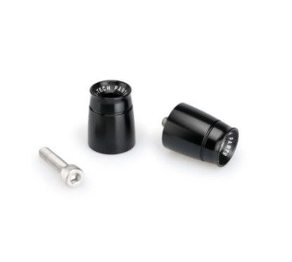 Embouts de guidon Puig Sport pour Kawasaki Versys 1000 17-18 Noir