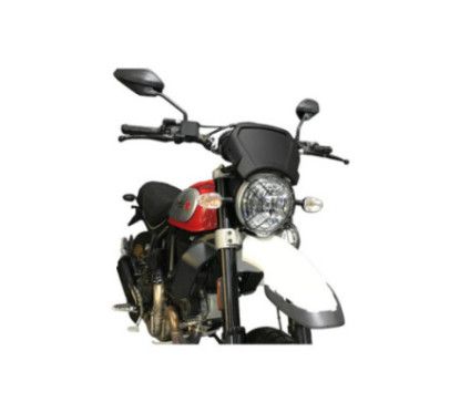 Carenage avant en aluminium Puig pour Ducati Scrambler 1100 18-20 noir