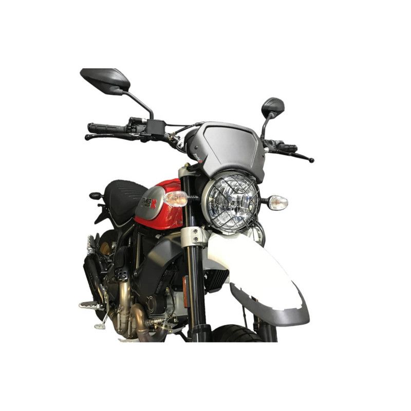 puig carenatura frontale in alluminio per ducati scrambler desert sled 19-20 silver