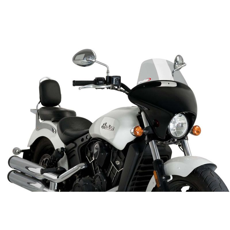 Puig Batwing SML Touring Fairing for Indian Scout 21-25 Light Smoke