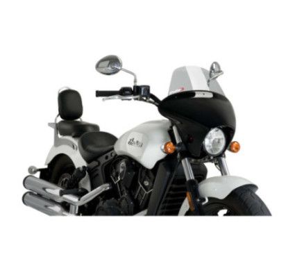 Puig Batwing SML Touring Fairing for Indian Scout 21-25 Light Smoke