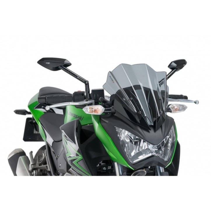 PUIG PARE - BRISE NAKED N.G. SPORT KAWASAKI Z300 15-17 FUMEE CLAIR