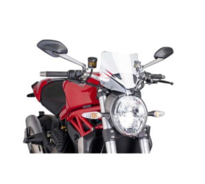 Pare-brise sport Puig Naked NG pour Ducati Monster 1200 S 17-20 transparent