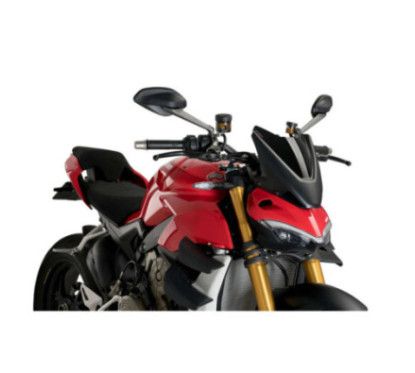 Puig Naked NG Sportscheibe fur Ducati Streetfighter V4 S 23-25 schwarz