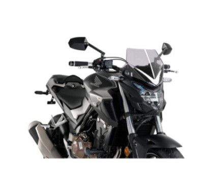 puig naked ng sport screen for honda cb500f 17-18 light smoke