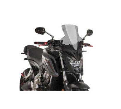 Puig naked ng sport fairing for honda cb650f 17-18 dark smoke