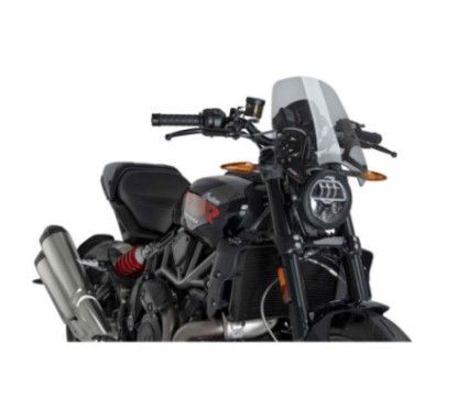 puig cupolino naked n.g. sport per indian ftr1200 23-25 fume chiaro