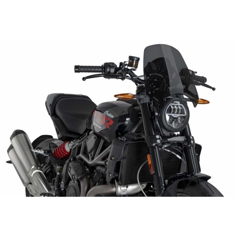 Puig Naked NG Sportscheibe fur Indian FTR1200 23-25 dunkel getont