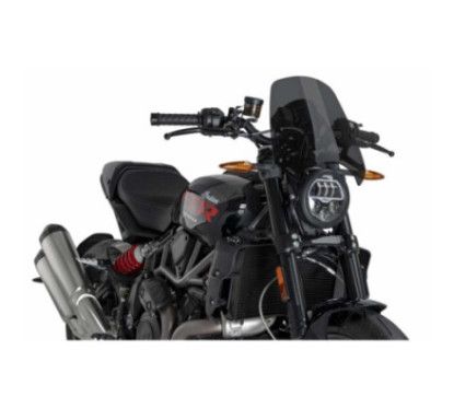 Puig Naked NG Sportscheibe fur Indian FTR1200 23-25 dunkel getont